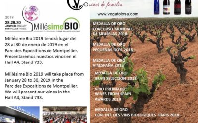 VEGA TOLOSA ESTARÁ EN MILLESIME BIO 2019
