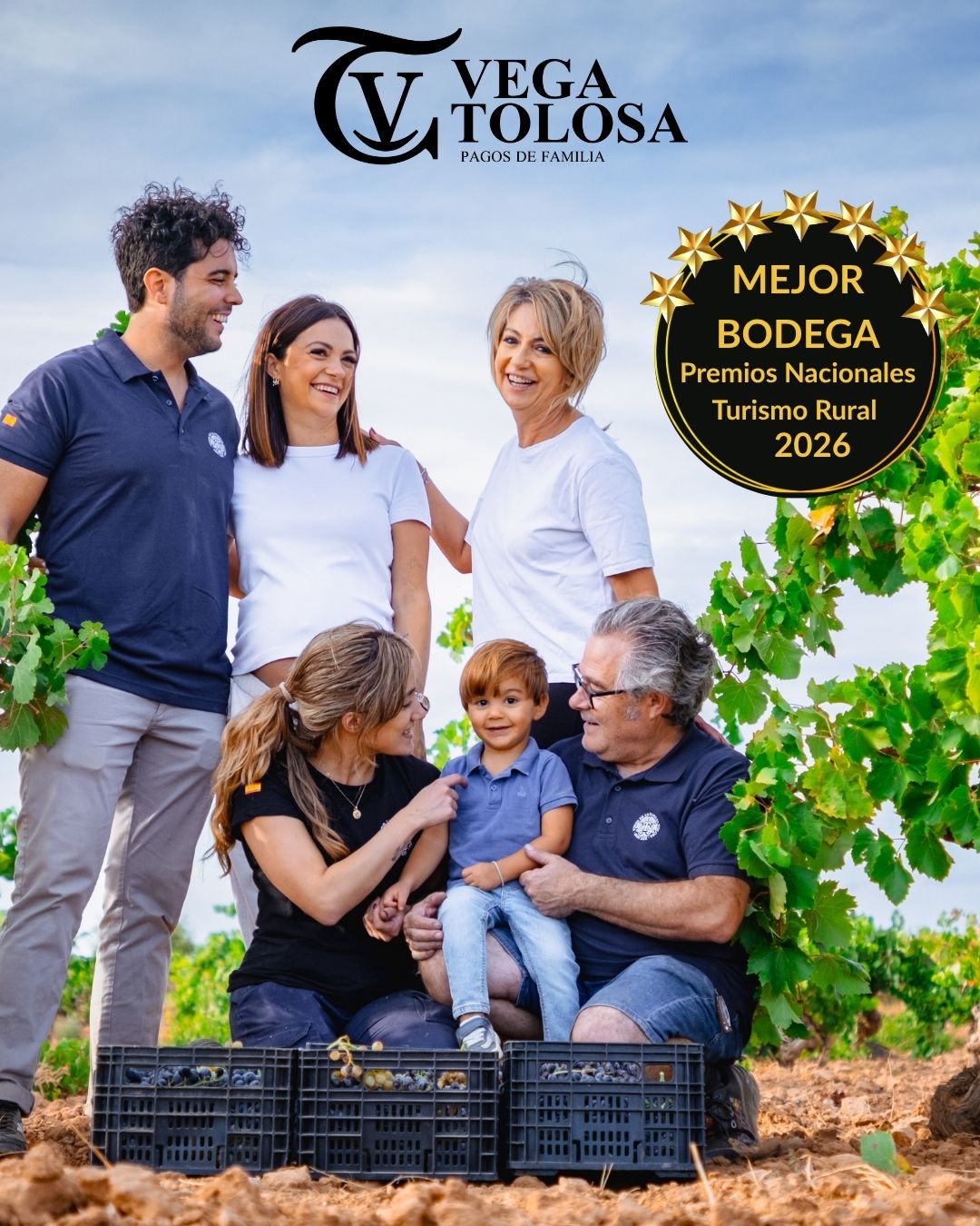 Vega Tolosa, reconocida como Mejor Bodega en los Premios Nacionales de Turismo Rural 2026